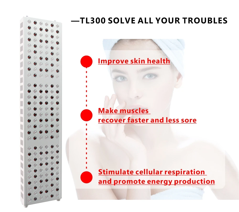 Высококачественная портативная лампа для лечения 630 нм 850 нм, красная светодиодная лампа для лечения здоровья и красоты