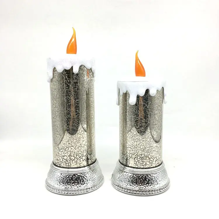 Customized Flameless Candles Battery Operated Led Christmas Electric Candle Romantic  Home Room Decoration Wedding
