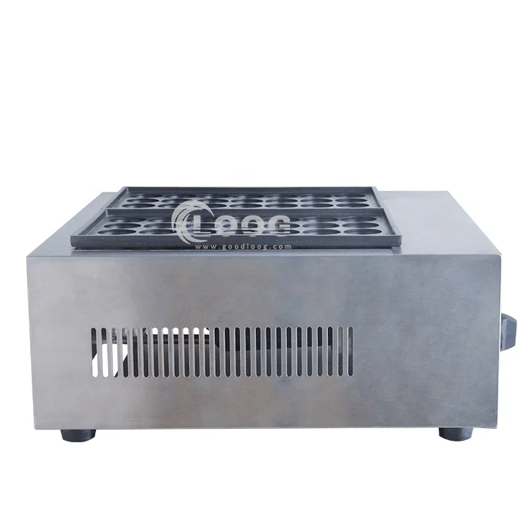 Commercial Equipment Factory Price Fish Ball Takoyaki Maker Machine 2800pa Gas Takoyaki Maker