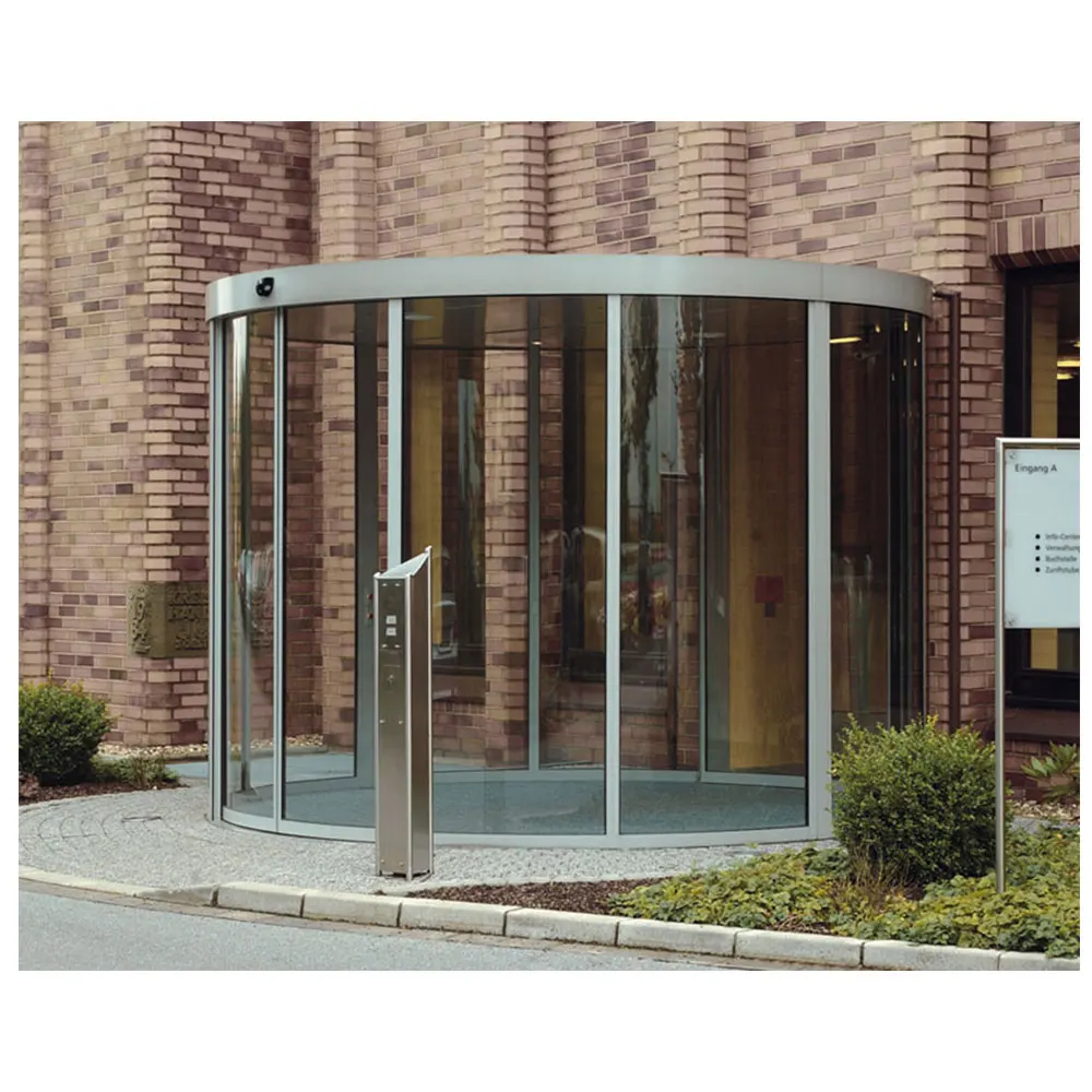 Лучшее качество, новый дизайн, законченный интерьер, коммерческий офис, автоматическая декоративная двойная Раздвижная стеклянная дверь