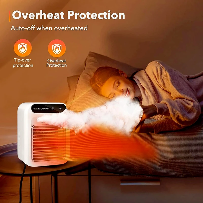 500ml Water Spray Cooling Small Room Air Cooler Fan Outdoor Cooling Rechargeable Air Cooler DC Portable Touch Screen Wireless 25