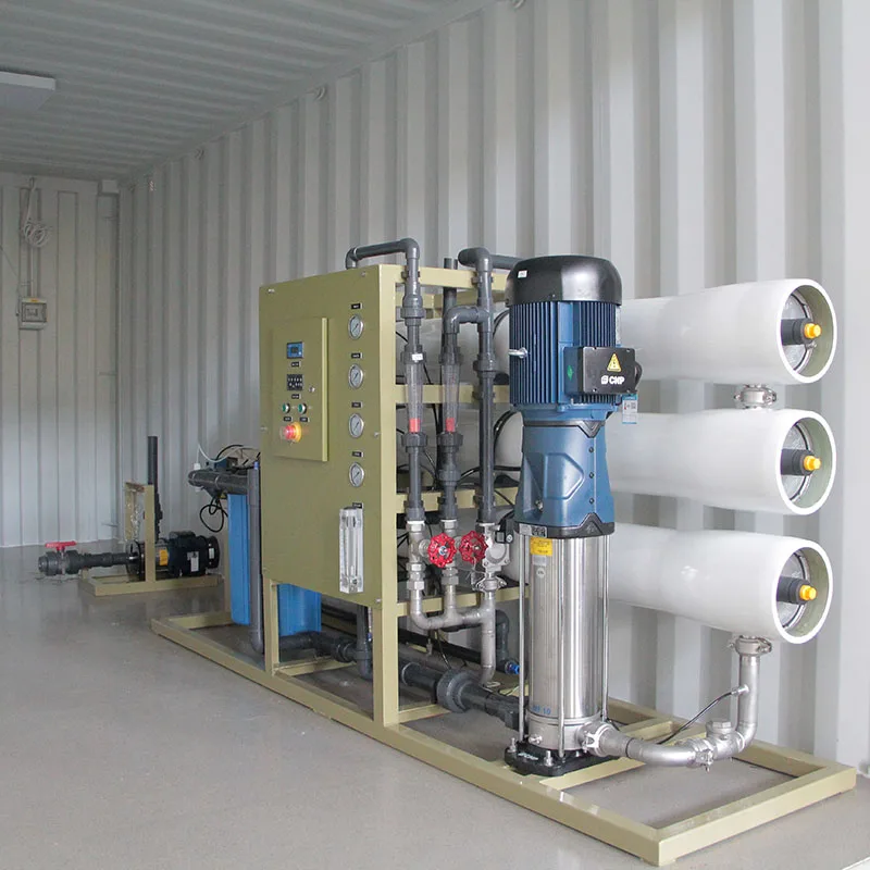 Mobile brackish water desalination reverse osmosis plant/machine/system price for agriculture