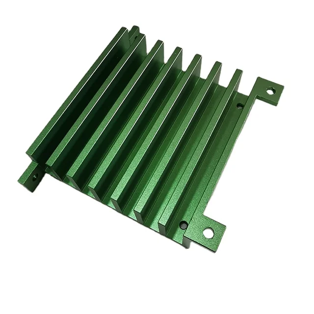 High Quality CNC Machining Services Extruded Aluminum Heat Sink Radiator Profile