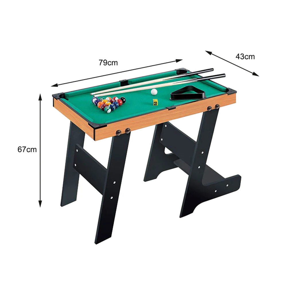 Mini Pool Table Top Games 36-Inch Tabletop Billiards Table Set with 16 Pool Balls 2 Cues 1 Triangle Rack 2 Chalks & 1 Brush