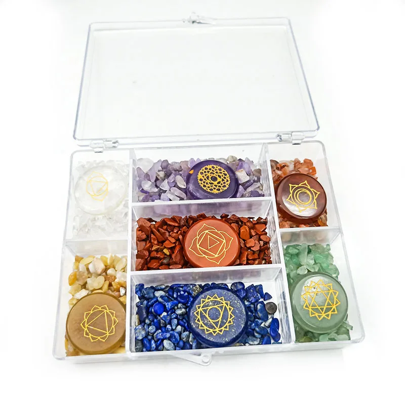 broken stone  chakra Gemstone  healing sets