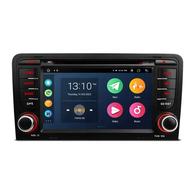7 inch Car Touch Screen Android Stereo With Dual UI Switchable Support 1080P Video Screen Mirroring Split Screen for Audi A3