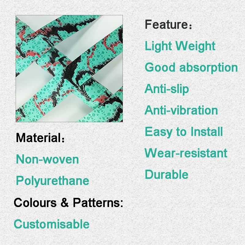 Wholesale High Quality Pu Material good absorption Baseball Bat Grip For Sports Badminton Grip