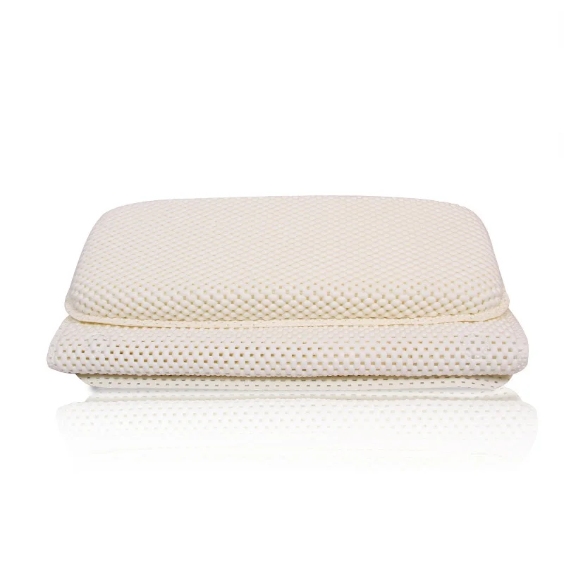 
fold up anti slip bath mat with pillow 