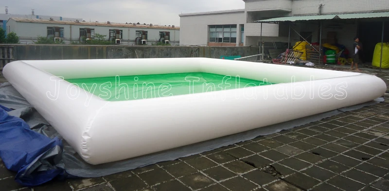 10m x 6m Large White Green Inflatable Above Ground Swimming Pool Water Play Equipment For Kids and Adults