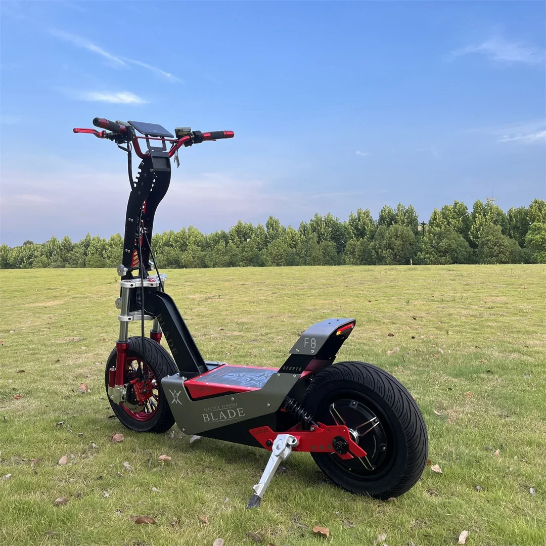 New Design Racing 15000Watt Qs Motor E Scooter 72V Big Tire 150Amp Controller Max Speed 120Km Adult Electric Scooter For Men