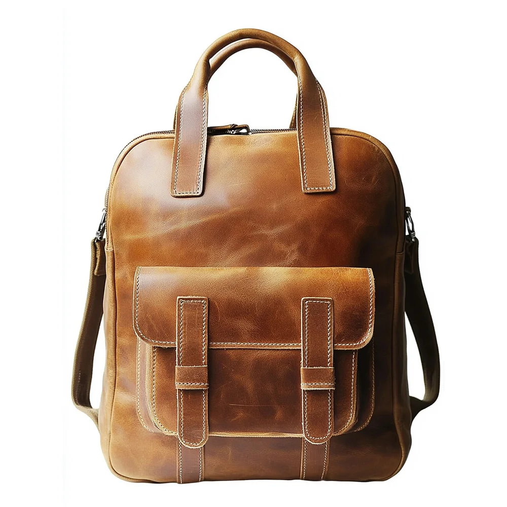 Custom designer logo large capacity laptop compartment digital gear lens dslr leather camera bag backpack