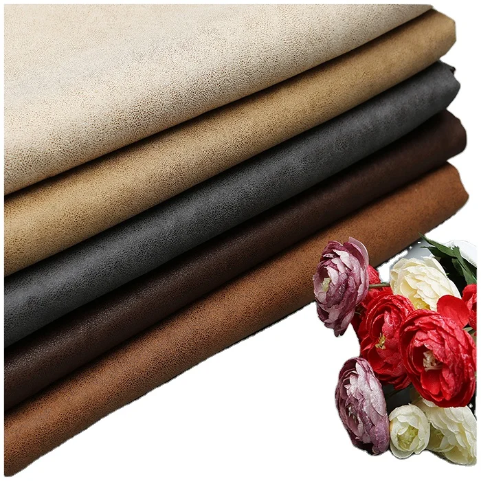 Бронзовая ткань из искусственной замши с флисовой тканью