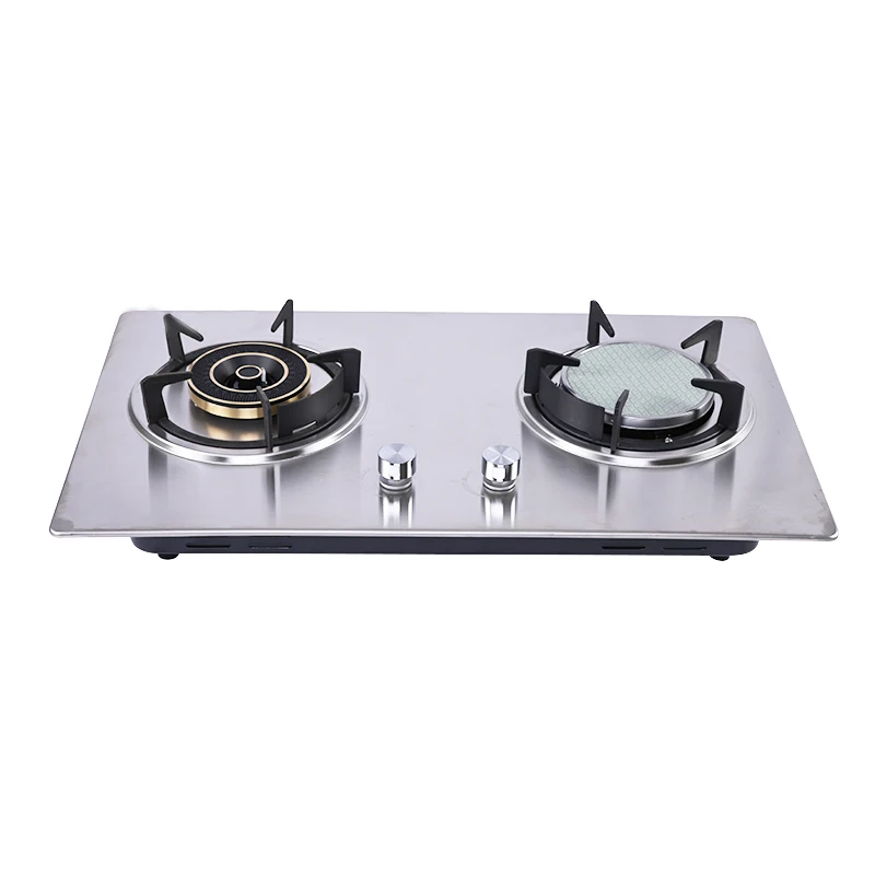 Reasonable Price Metal Knob Gas Cooker Stainless Steel Top Plate Built in Gas Hob