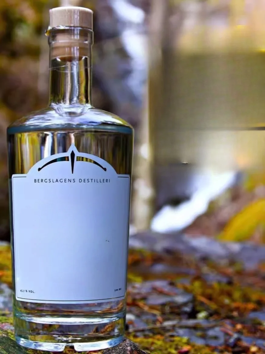 100ML 500ML 750ML Round korean ginseng Wine Bottle Gin Whisky Vodka Tequila liquor whisky Oval Shape Flask Glass Spirits Bottle