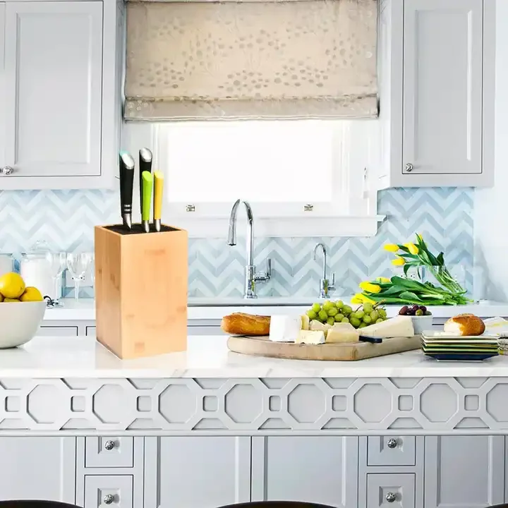 Eco-Friendly Modern Bamboo Magnetic Knife and Tool Sharpener Wooden Holder Rest Block Set Counter Organization In-Drawer