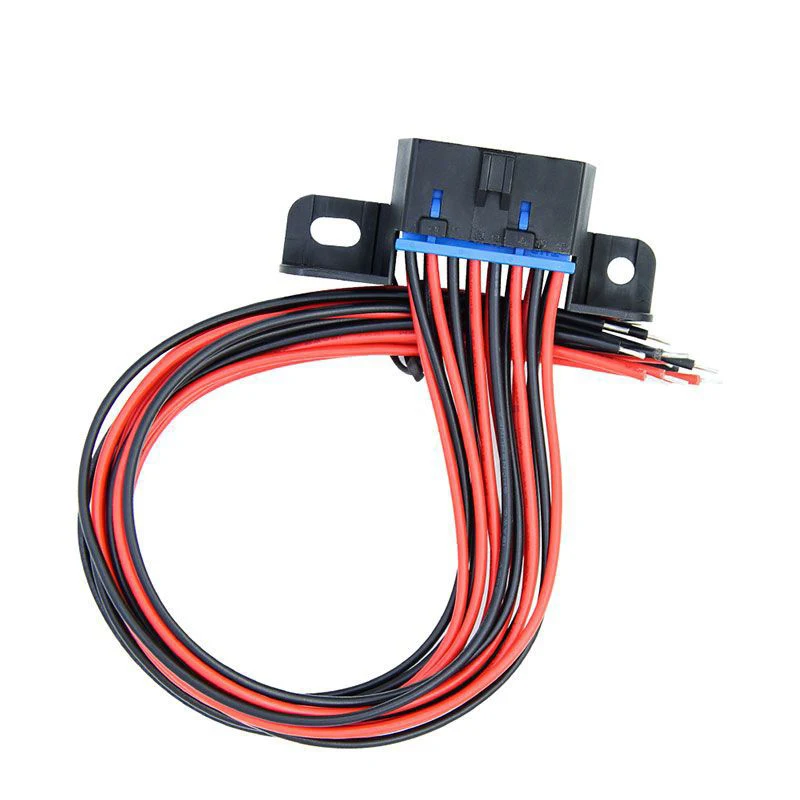 Универсальный наполовину завершена J1962F OBD 16 контактный разъем OBD2 с полной Кабели шнур