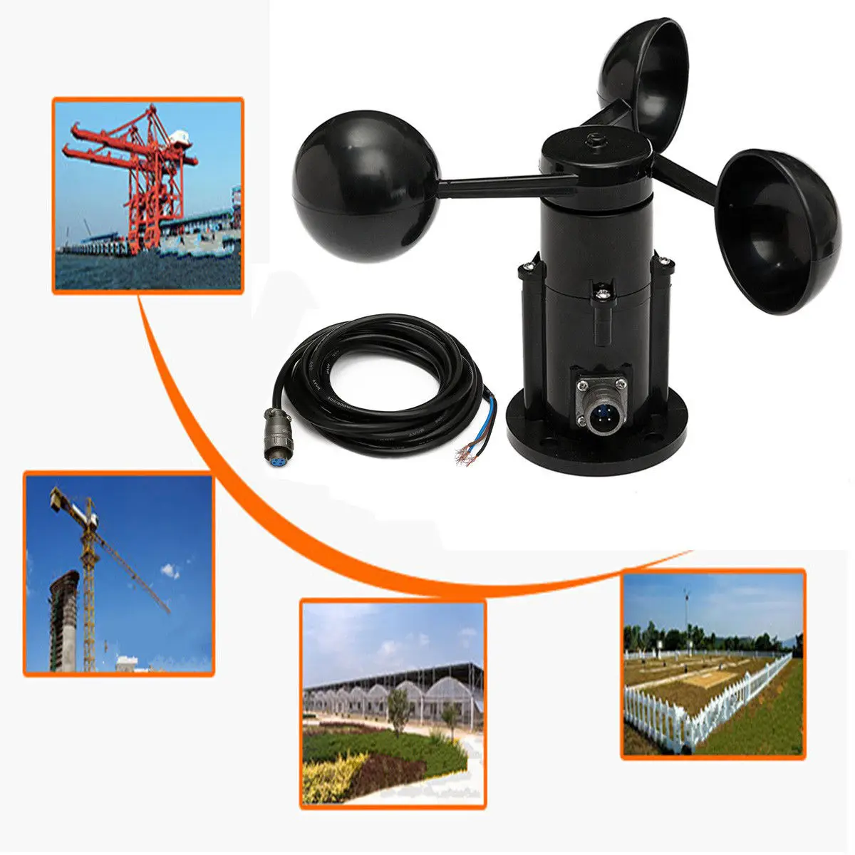 Anemometer Wind Speed Sensor w/Analog Voltage Output Wholesale