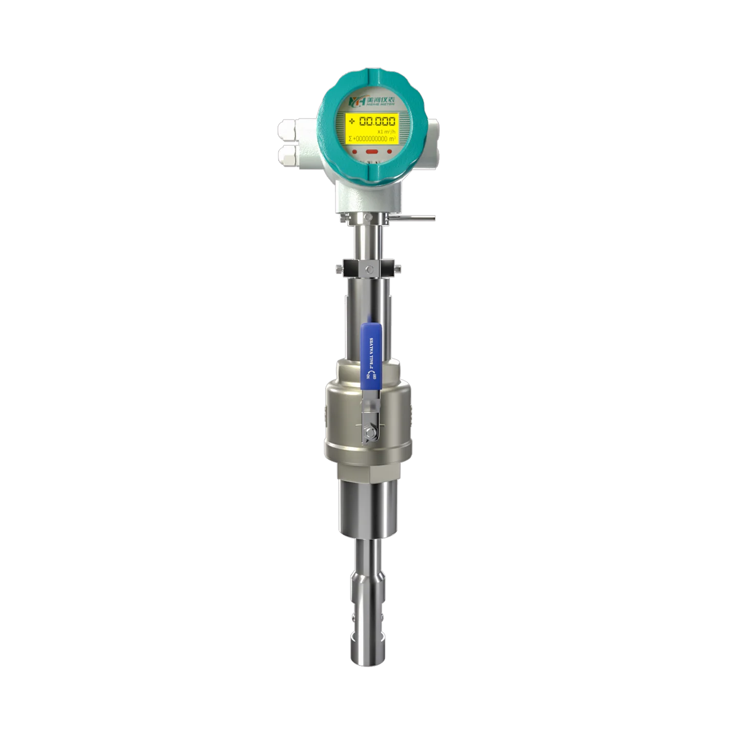 No Cutting Pipe Large Diameter Insertion Type Electromagnetic Flow Meter