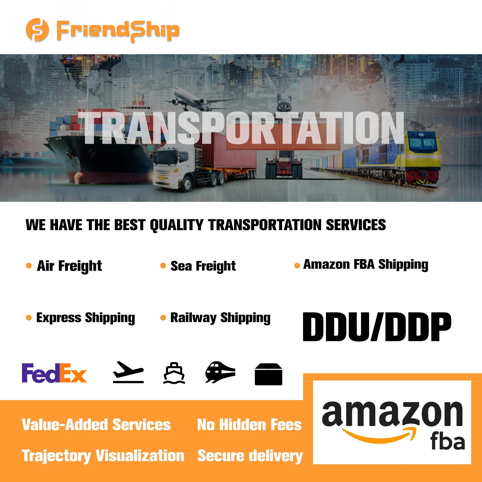 Профессиональные экспедиторы из Китая Amazon FBA DDP Ningbo Shenzhen Shanghai FriendShip Logistic по самым низким ценам