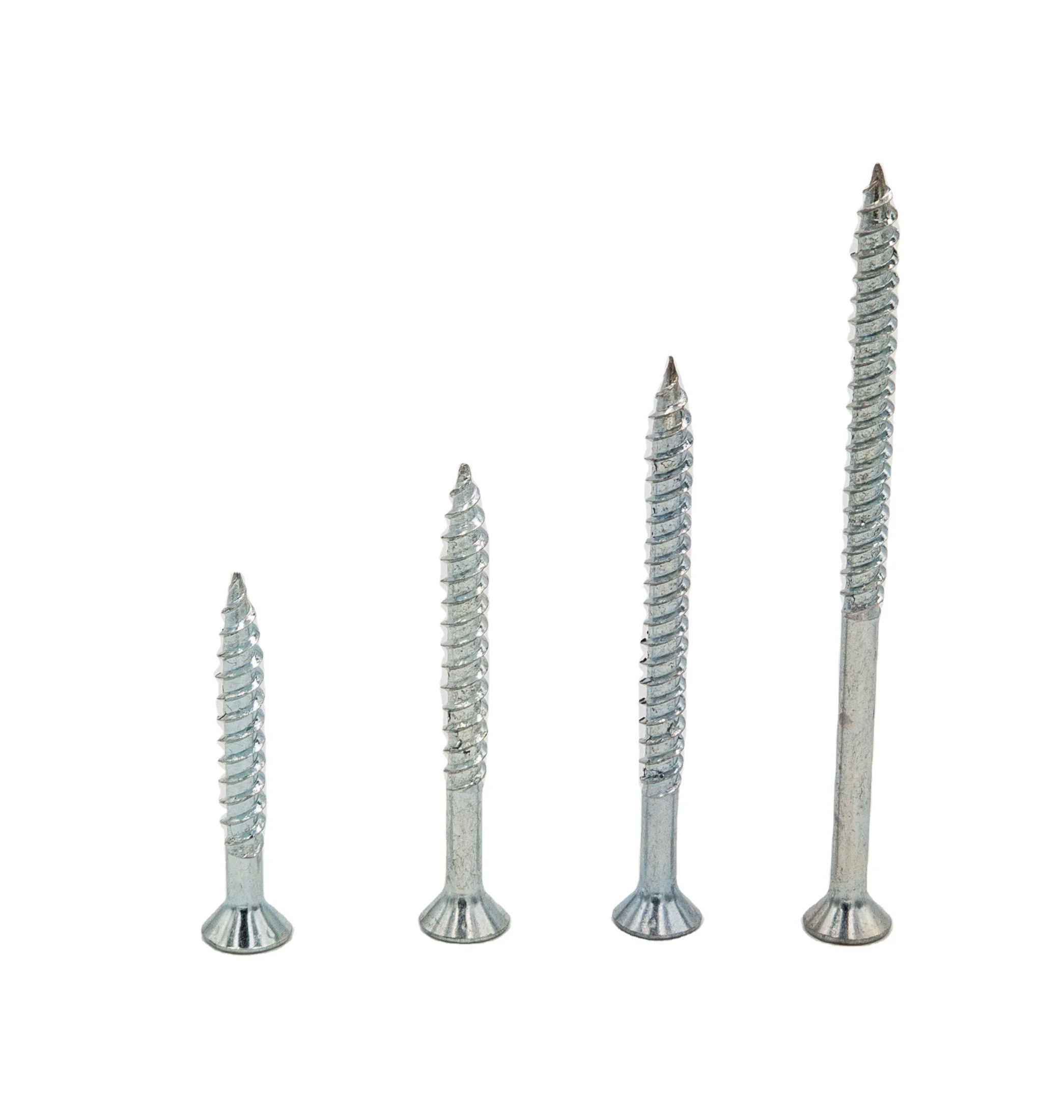 Taiwan Made Wood Screw Black Oxide Zinc Plated Flat Head Screw