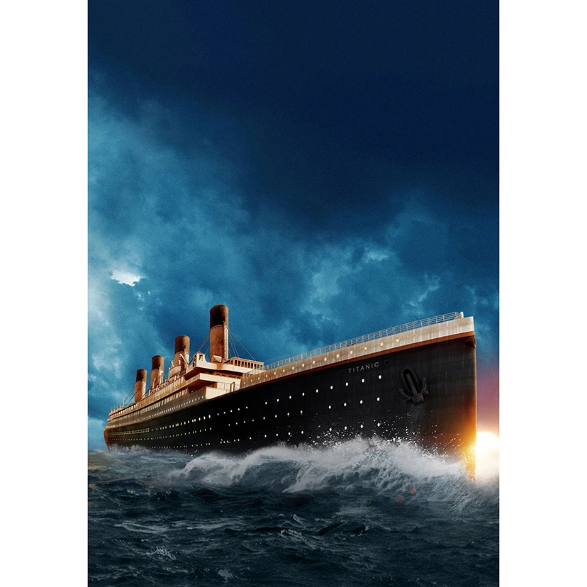 Meian Brand new Accessory 5d diy diamond painting titanic kids toys Painting Canvas Wall Art
