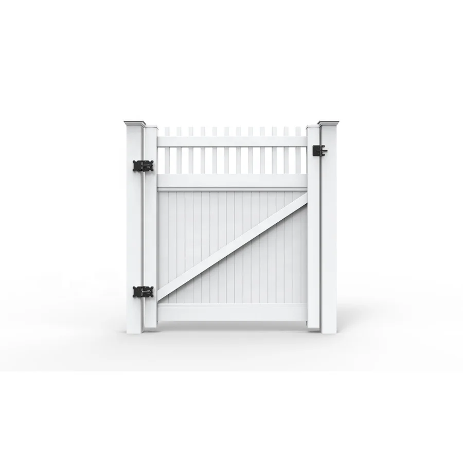 Top Quality 6x8 ft White Color Plastic PVC/Vinyl Cheap Panel Privacy Fence Panels for sale