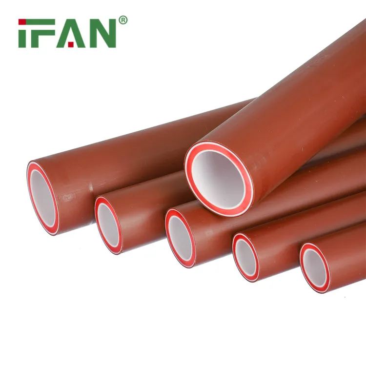 IFAN Plastic PPH Pipe Brown Color PPH Water Pipe 1/2'-2' Thread PPH Pipe