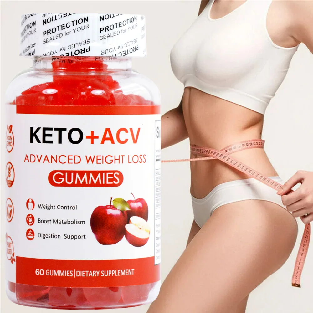 Chinaherbs Keto ACV Gummies Flat Tummy Products Supplement Morosil Slimming Body Burn Fat Apple Cider Vinegar Gummies