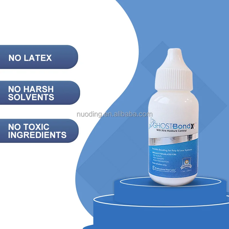 wholesale best super strong gel liquid glue for hair wigs ghost bond glue xl 1.3oz water resistant sticking high grip magic bond