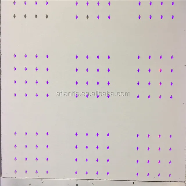 
Home Perforated Acoustic Gypsum Board Suspend Ceiling Tile Decorate 