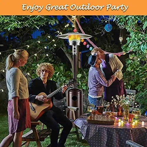 Outdoor Heater Winter Camping Umbrella Shape Outside Vertical Instant infrared Gas Patio Heater Propane