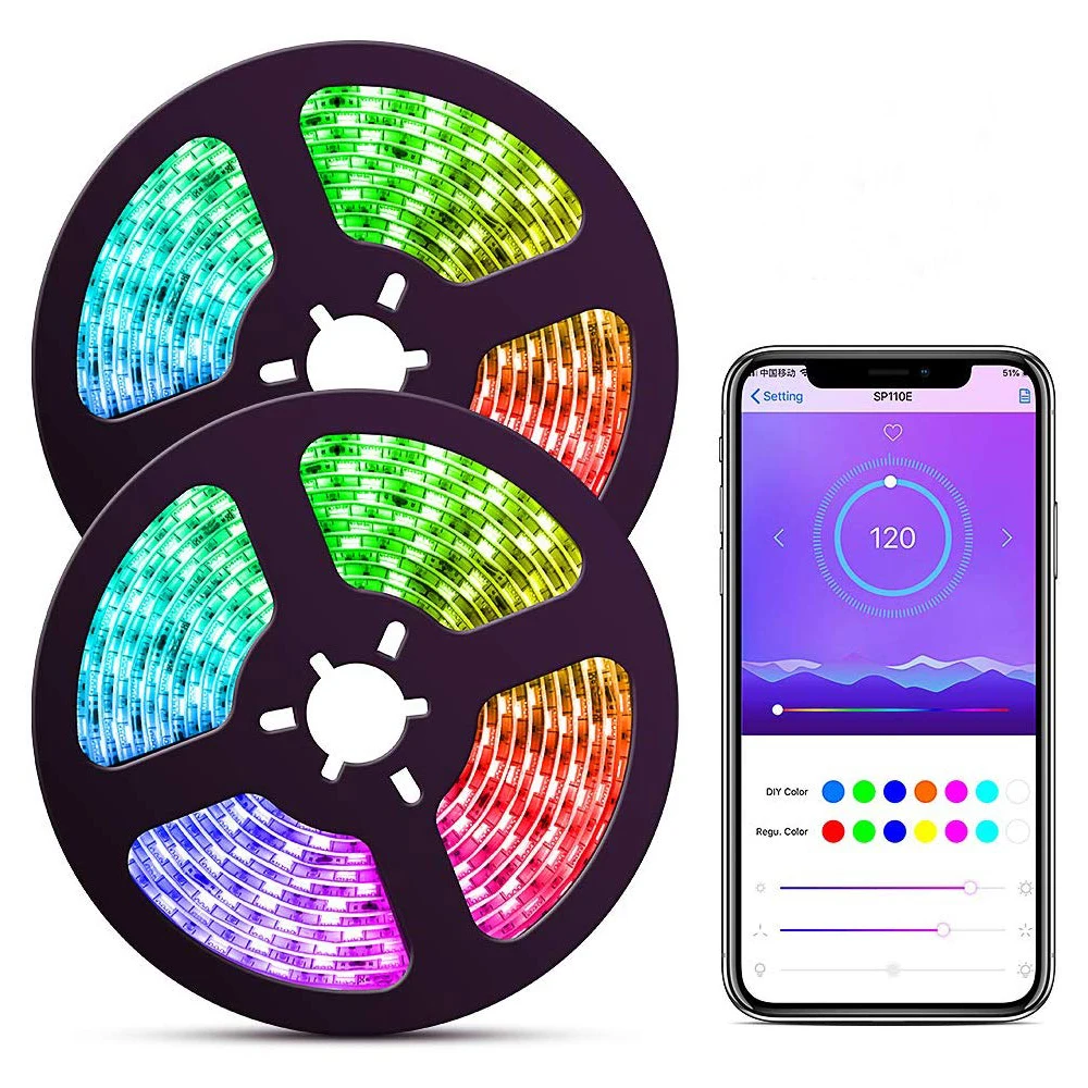Светодиодная смарт-лента с поддержкой Wi-Fi, 300 светодиодов