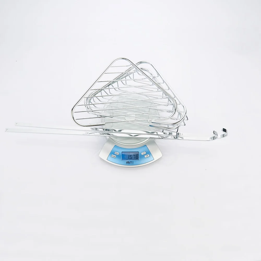 Triangle Bathroom Basket Shower Organizer Bath Shelf Rack Soap Container Corner Basket