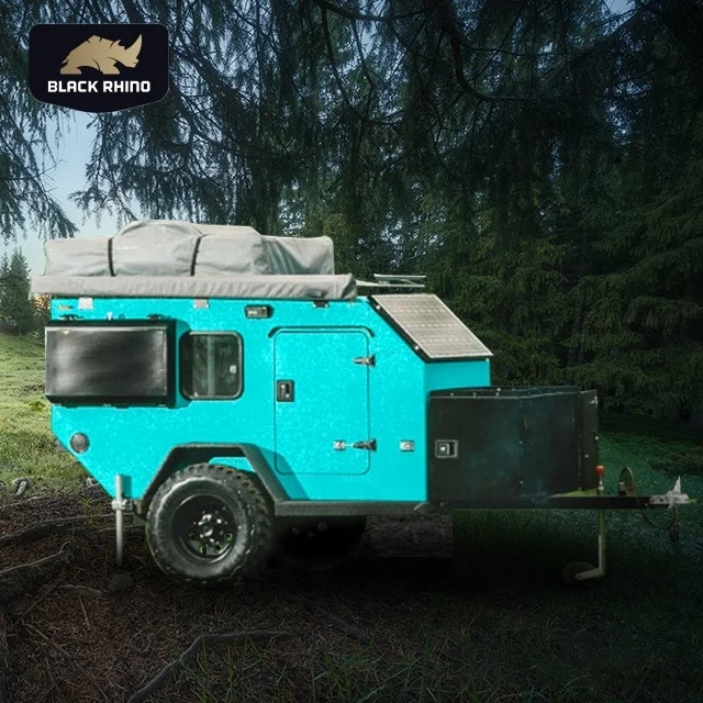 Standard configuration offroad motorhome electric motor trailer for camp