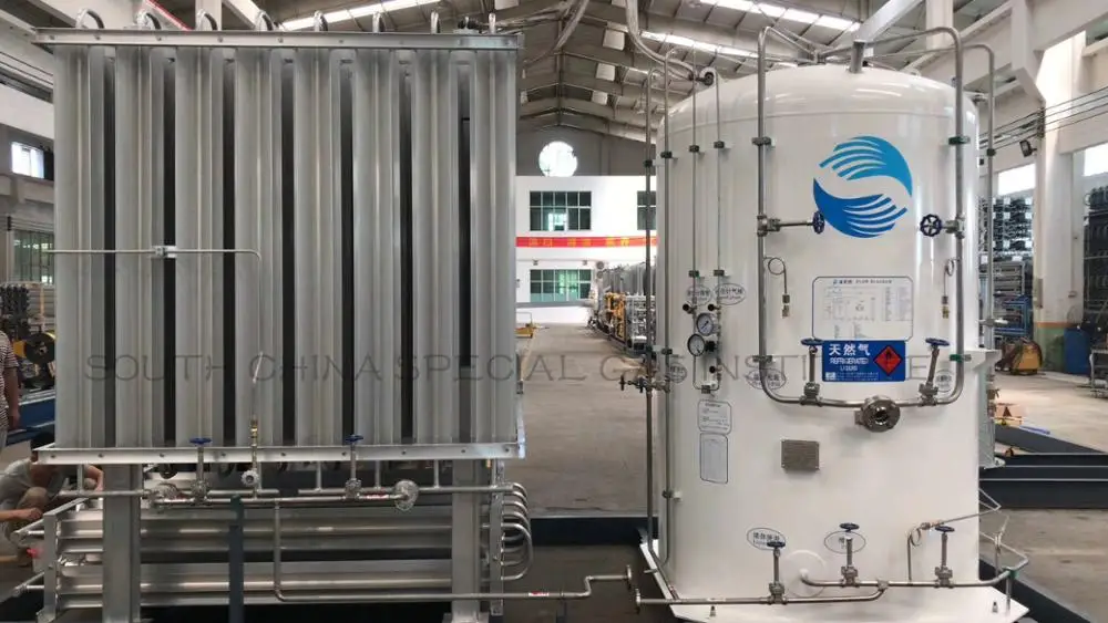Микро-резервуар для среднего объема LOX LIN AR CO2 СПГ сжиженного нефтяного газа по заводской