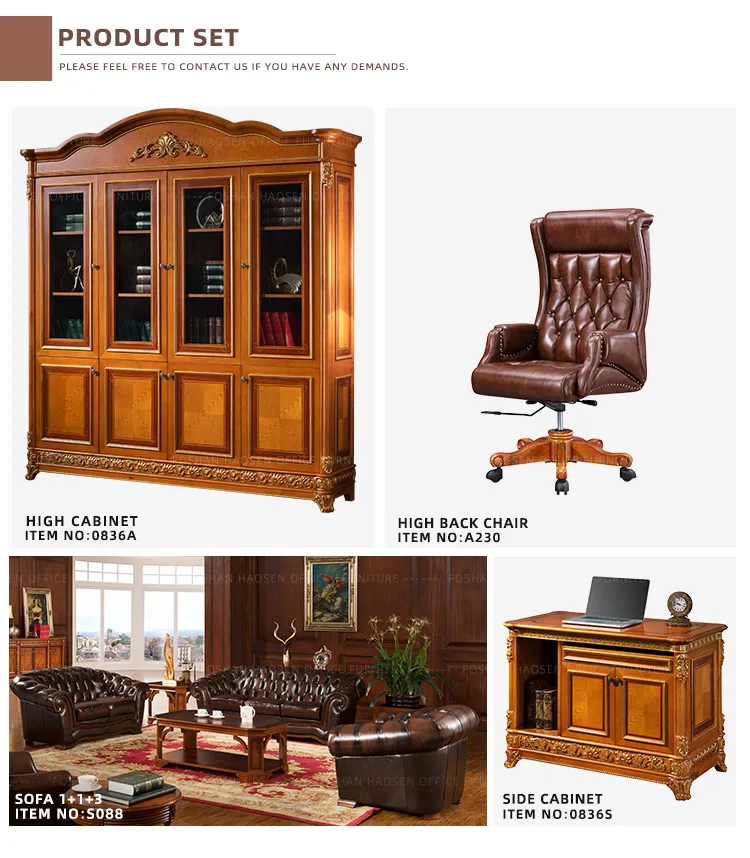 HAOSEN 0836 office furniture executive table Product matching