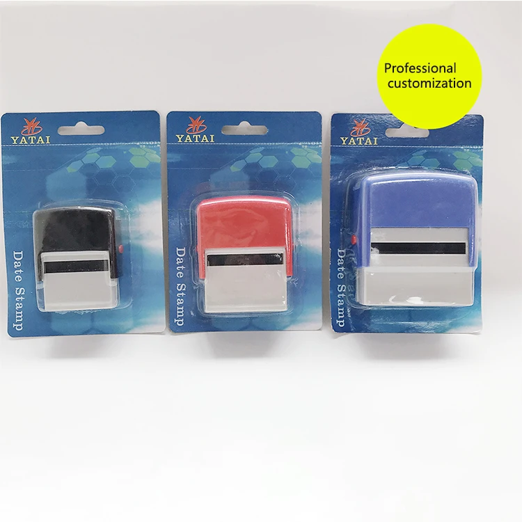 Custom-Made Stamp Set Back Ink Printing Suction Card Flip Stamp