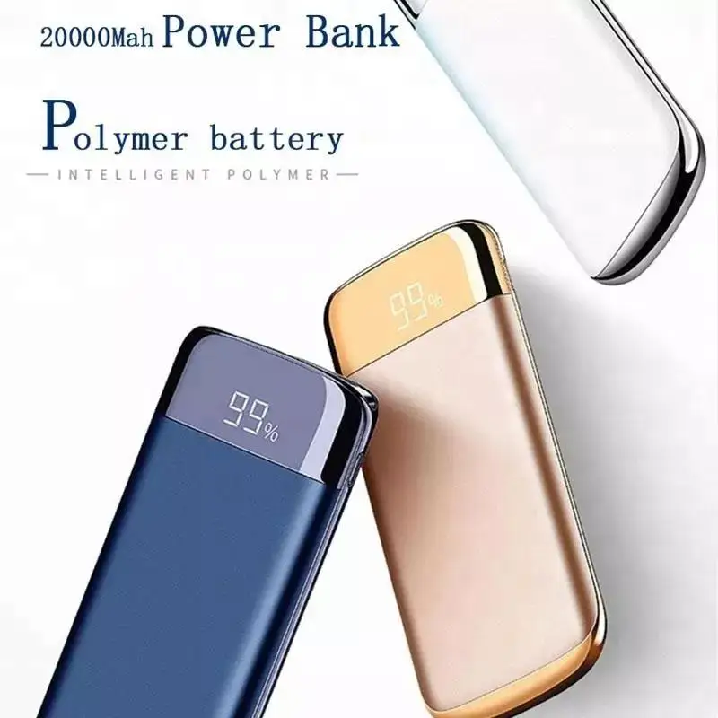 ultra slim 20000mah power banks portable mobile charger power bank With Led Display