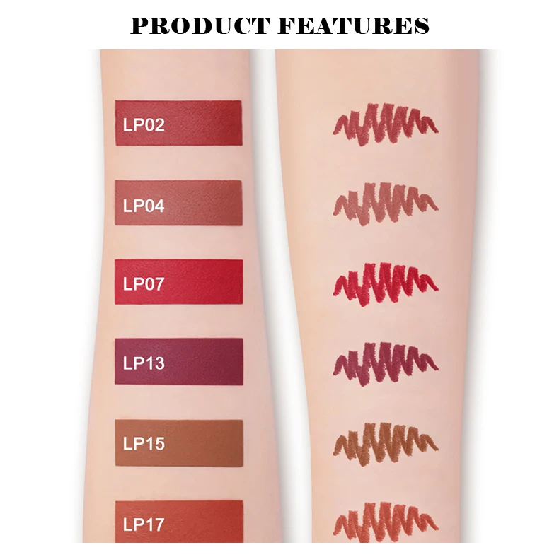 High Quality Wholesale Matte Liquid Lipstick Set Lip Liner Makeup Gift Sets Custom Waterproof Lip Gloss Lip Gift Kit Sets