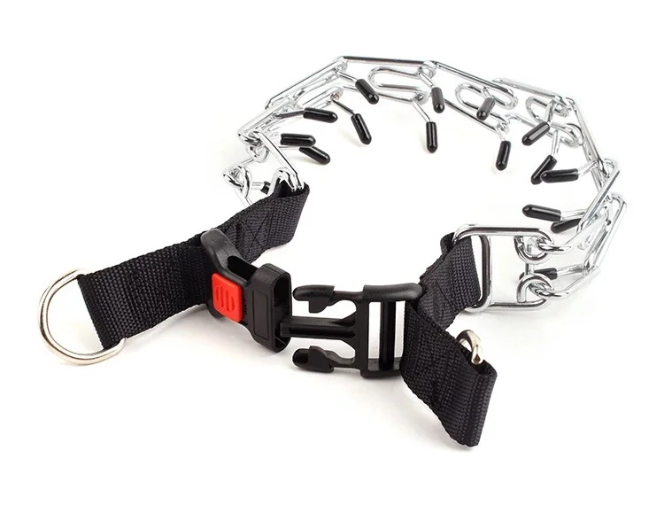 
Heavy Duty Personalise Dog Prong Chain Collar Anti Rust Pet Choke Collar for Dogs 