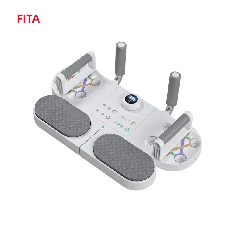 3 In 1 Function Fashion Folding Training Home Indoors Multi-functional Fitness Portable Smart Push-up Push Up Board With Timer