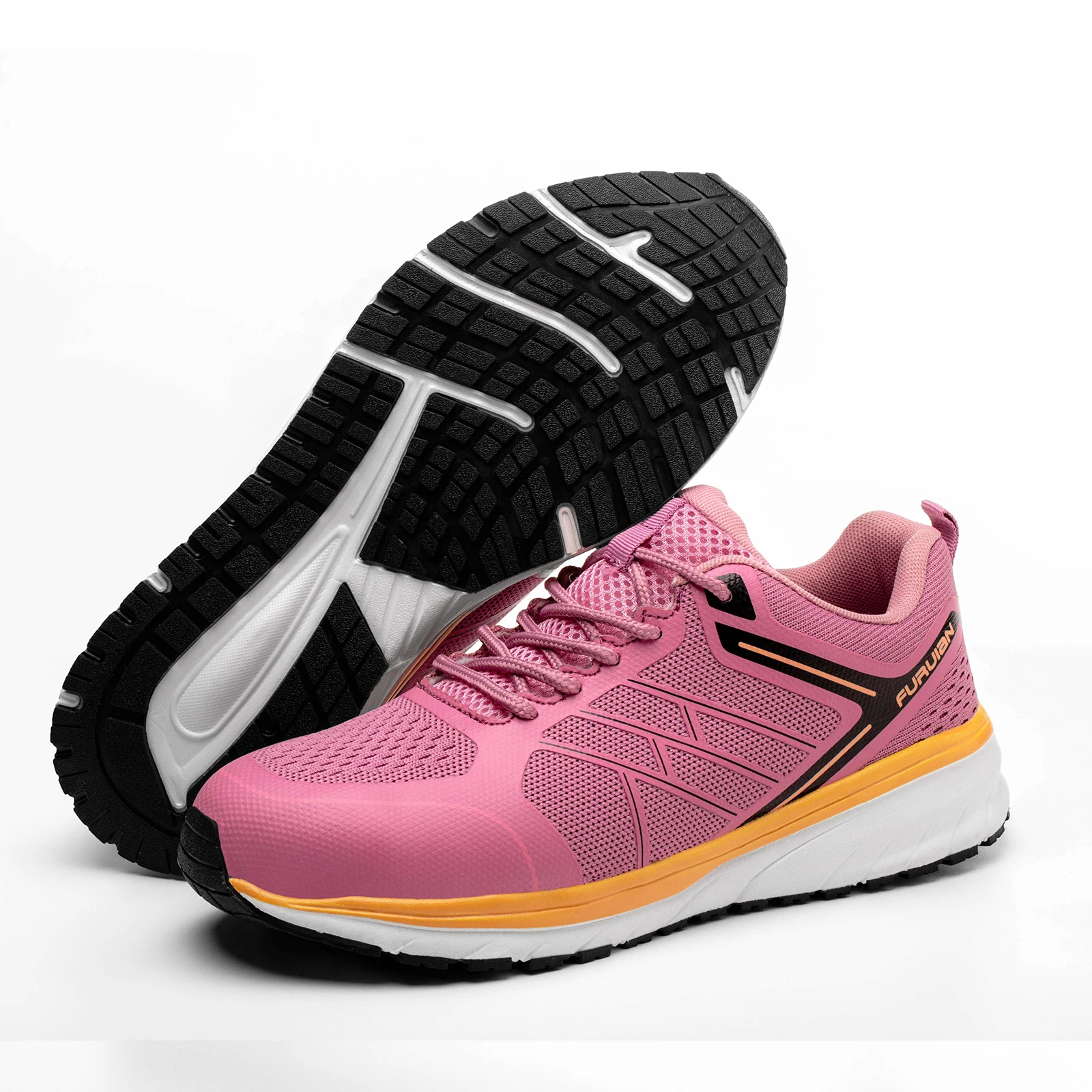 JIANKUN Wholesale all black work shoes men   Boots Breathable Lightweight Steel Toe with Anti-Puncture CE Certified  for Spring