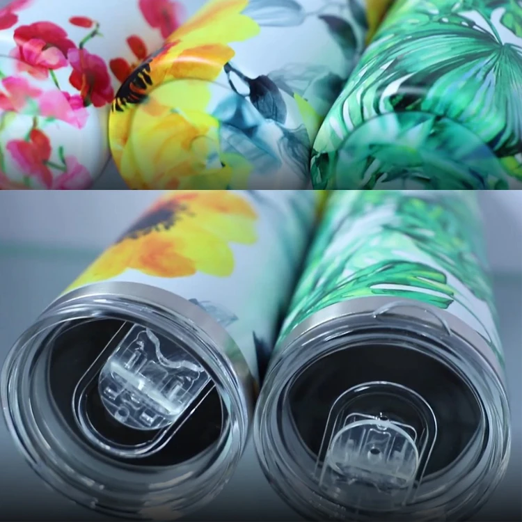 Wholesale Double Wall Vacuum Insulated Stainless Steel Coffee Tumbler with Straw