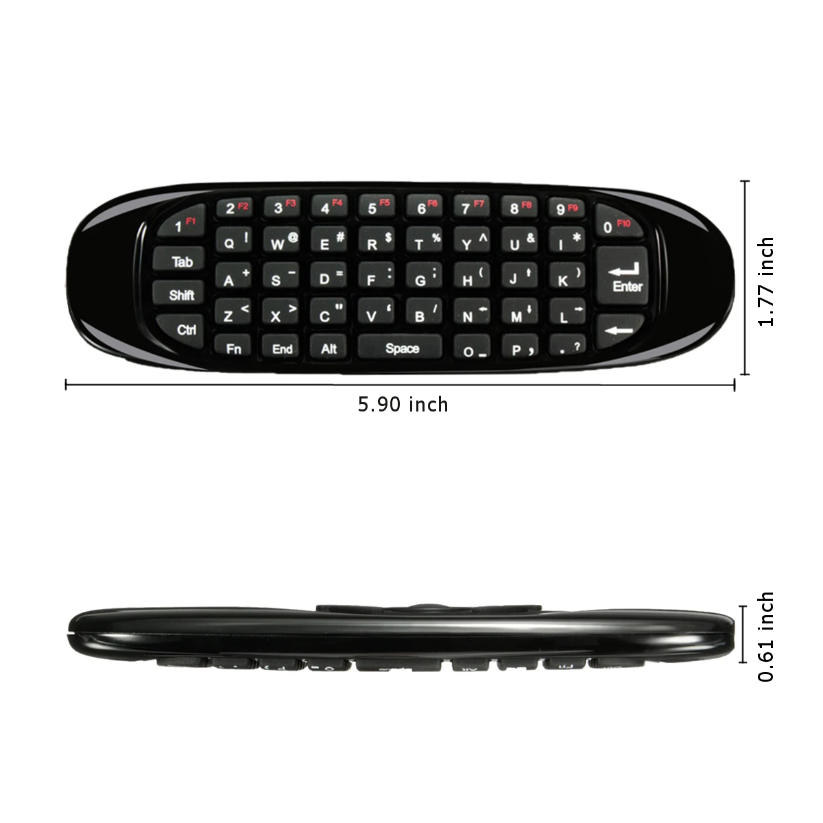 Gaxever 2.4ghz Voice Wireless c120 Fly Air Mouse Android Remote Control with Mini Keyboard For Smart Tv Box