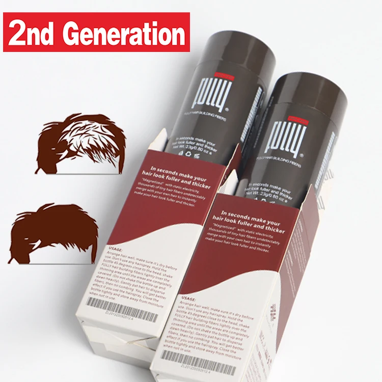 Manufacturer Good Quality Customize Labels 50G FULLY Natural Plant Keratin Hair Building Fibers Spray