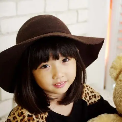 Wholesale Fashion Women Dress Wide Brim Floppy Wool Felt Hat