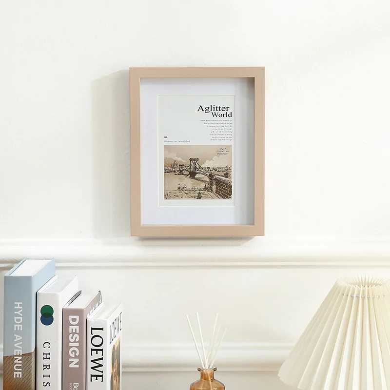 Family Wedding Wooden Picture Frame 4x6 Rustic Photo Frames With Love Heart