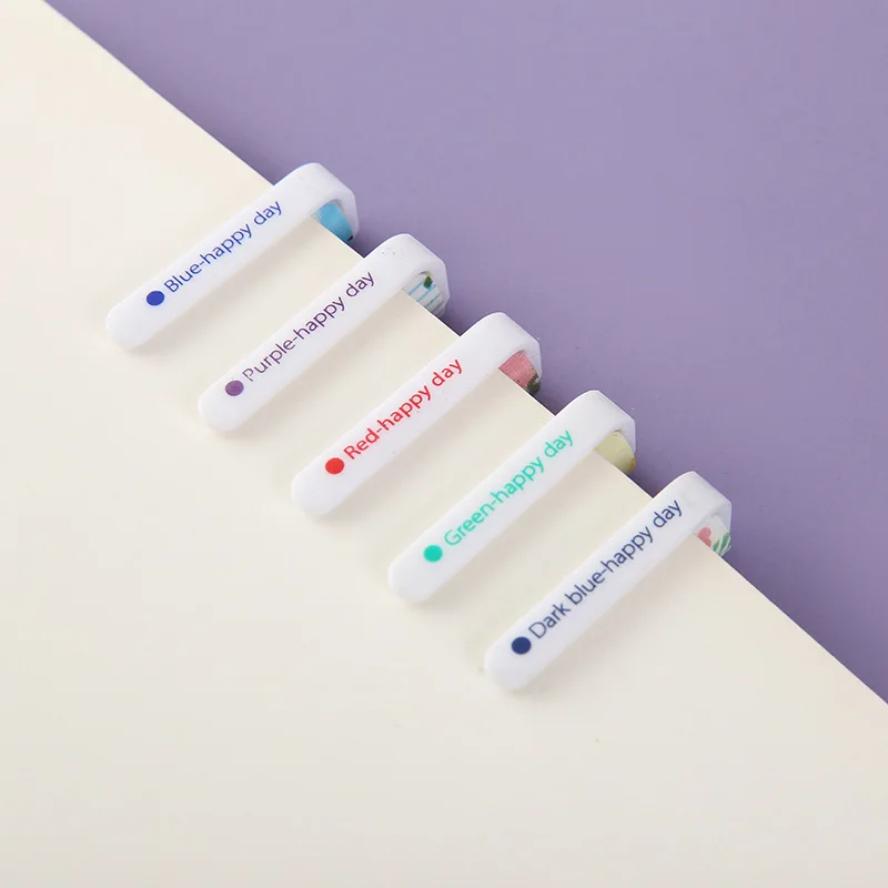 Colored Ink Gel Pens Set for Kids Adult Coloring 0.5mm Extra Fine Point Cute Stationery