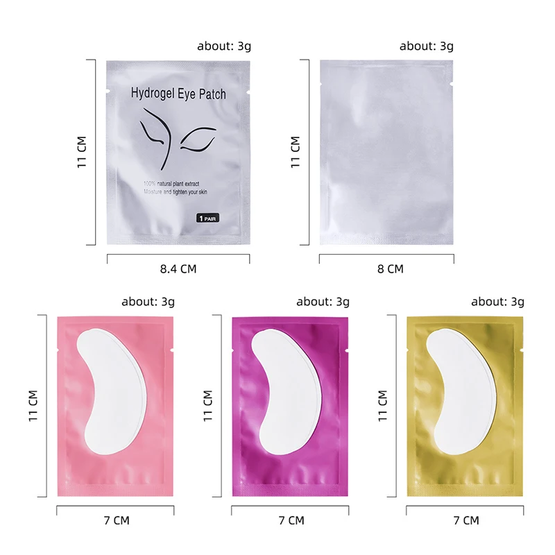 Disposable Lint Free Eyepad For Eyelash Extension rose eye pads Under Eye Pads eye patches
