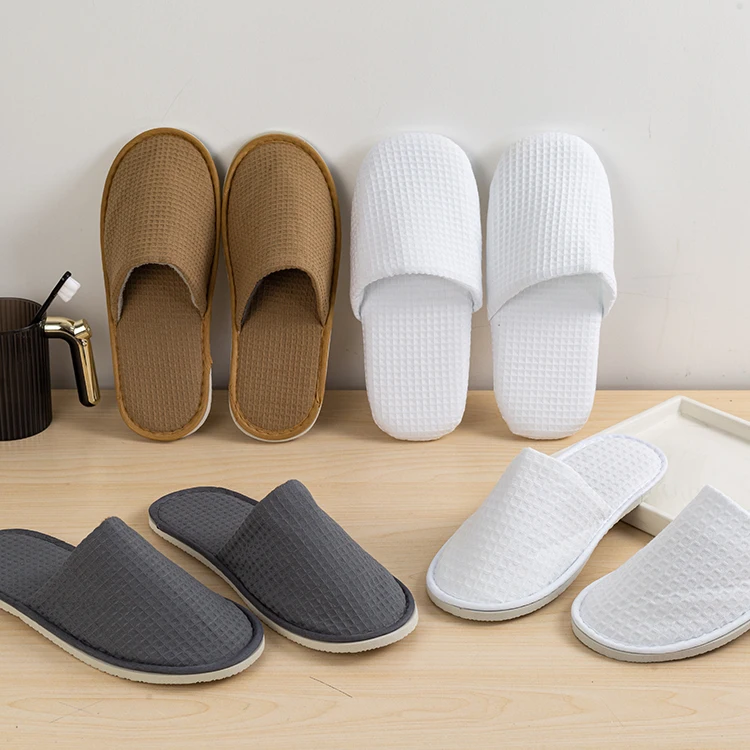 Time-limited Factory Wholesale  Summer Cotton Fabric Disposable hotel Slipper